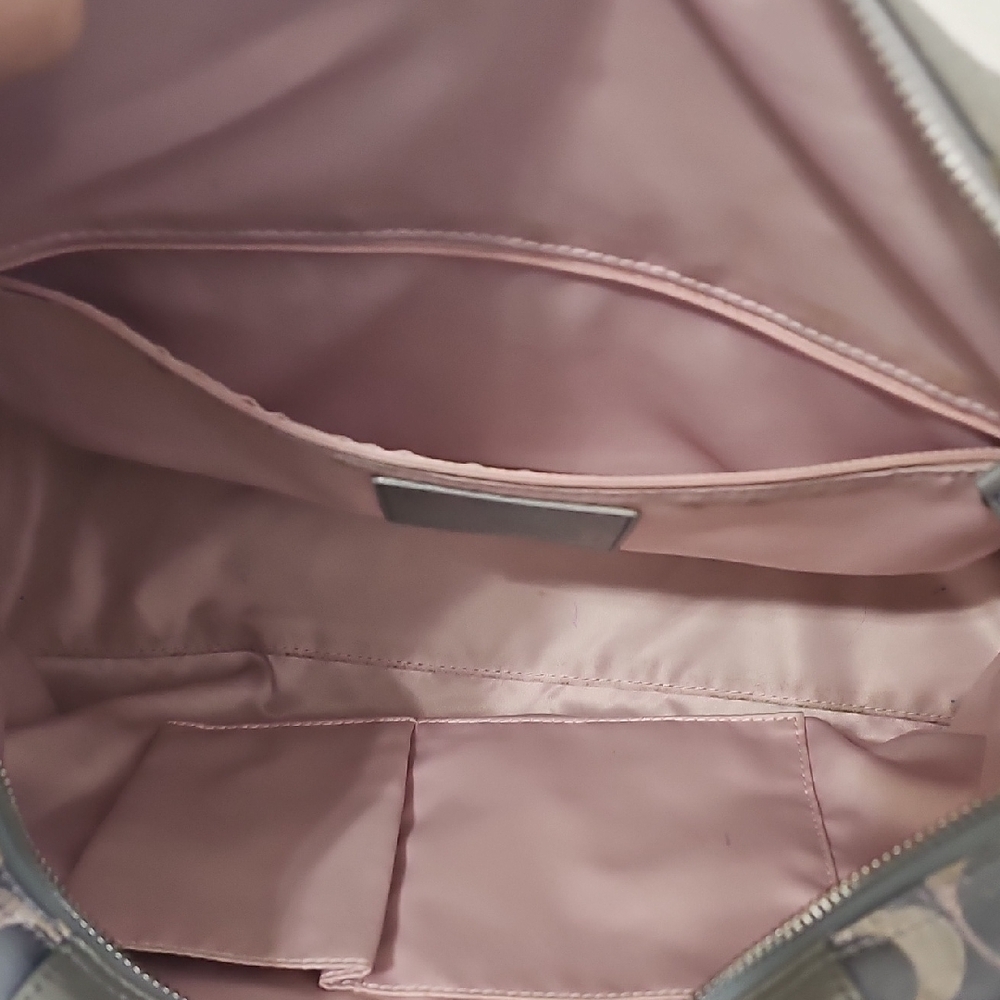 Coach Gray and Cream Tote Bag - Picture 10 of 11